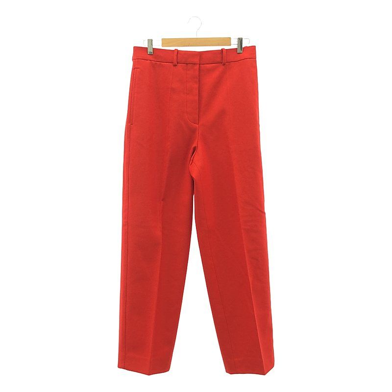 Celine - Phoebe Merino Wool Wide Pants - 40 - Red - Women's