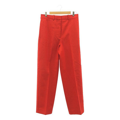 Celine - Phoebe Merino Wool Wide Pants - 40 - Red - Women's