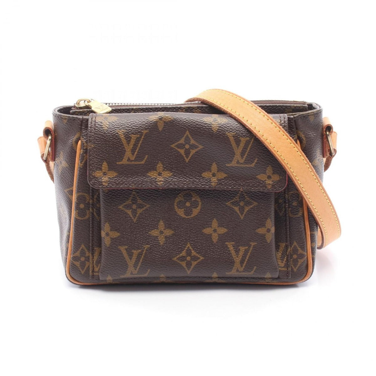 Louis Vuitton Shoulder Bag Viva City PM Canvas Leather
