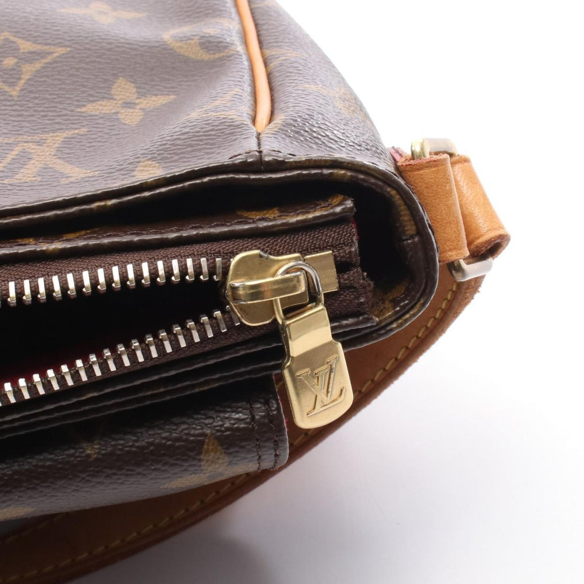 Louis Vuitton Shoulder Bag Viva City PM Canvas Leather — view 6