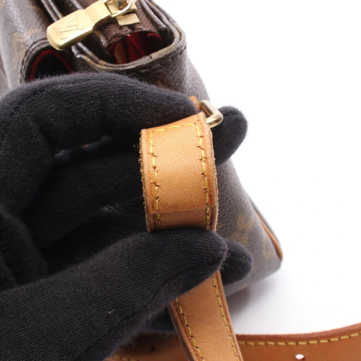 Louis Vuitton Shoulder Bag Viva City PM Canvas Leather — view 7