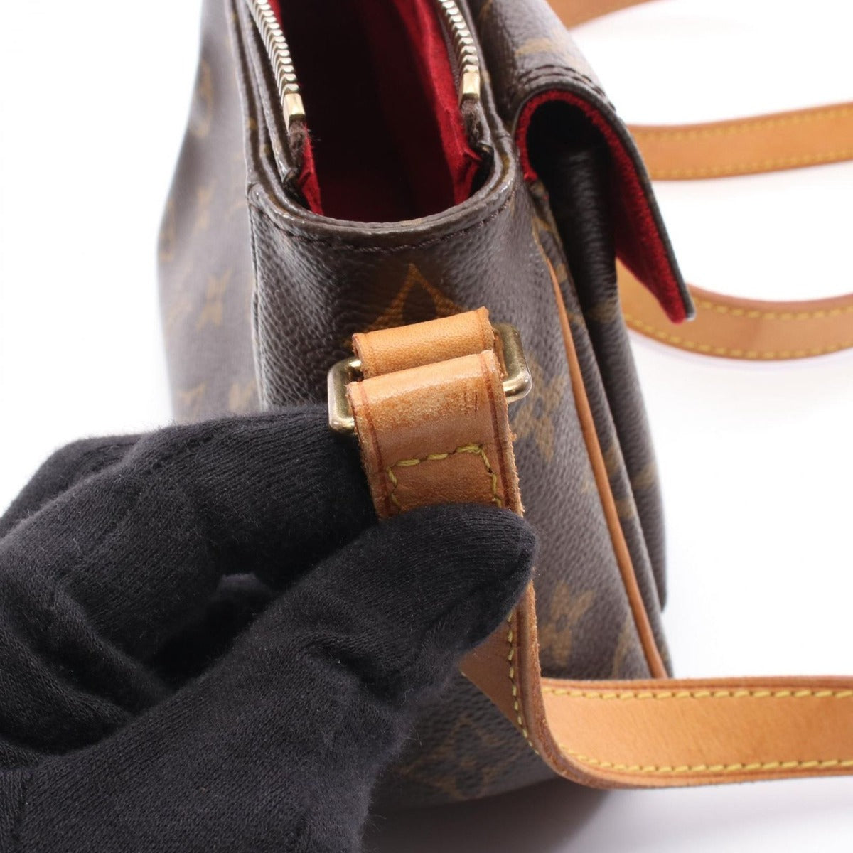 Louis Vuitton Shoulder Bag Viva City PM Canvas Leather — view 10