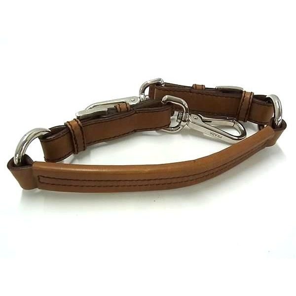 Prada Leather Shoulder Strap Tote Brown — view 2
