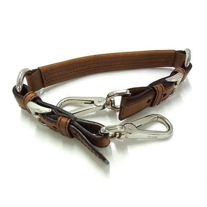 Prada Leather Shoulder Strap Tote Brown