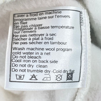 Chanel Mademoiselle Sweatshirt Top 01A Size 38 White X Red