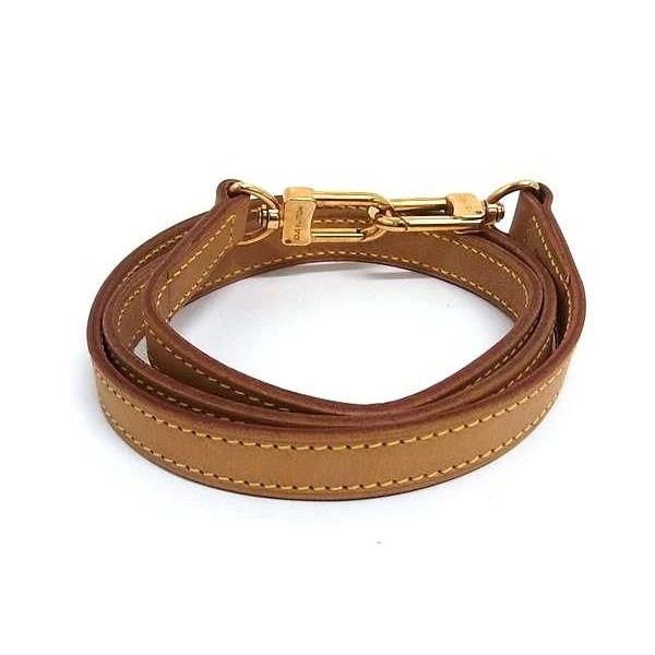 Louis Vuitton Leather Bag Shoulder Strap Crossbody Brown — view 2