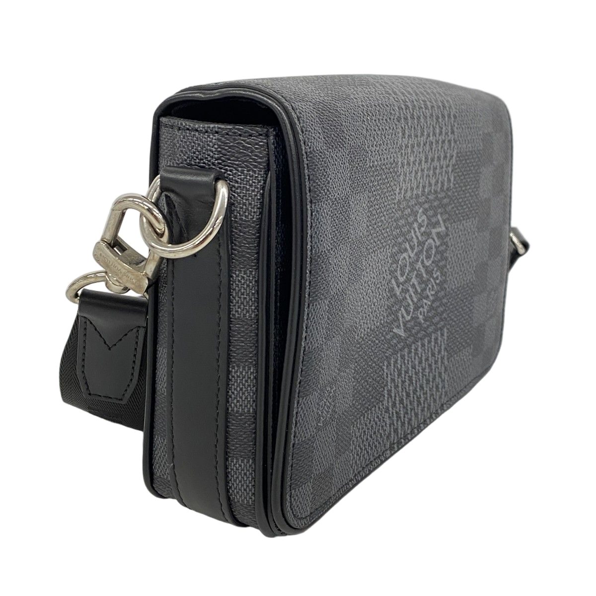 Louis Vuitton Shoulder Bag Damier Graphite Studio Messenger Black — view 2