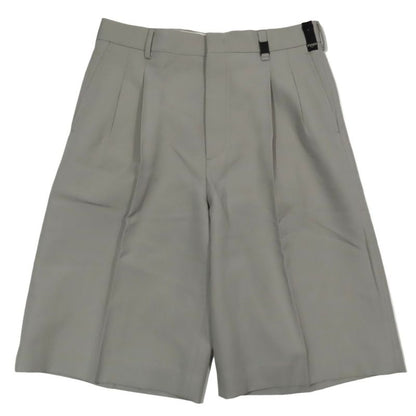 Unused 21aw Fendi Bermuda Pants Slacks Shorts FF Logo Hardware Half Pants 2