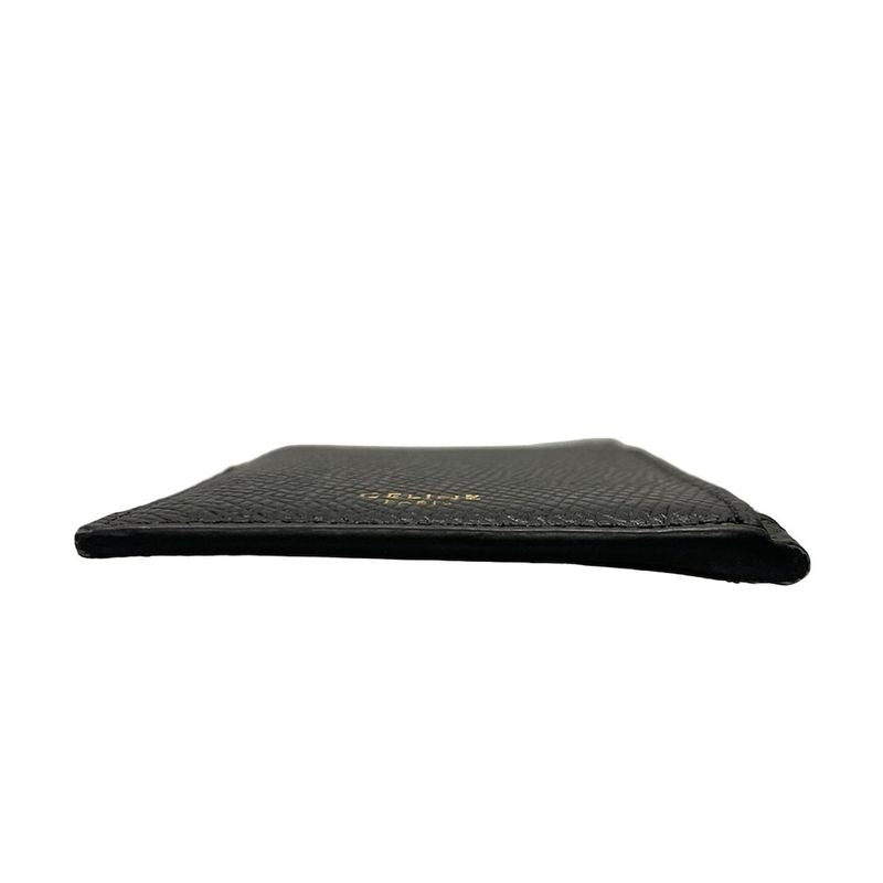 Celine Card Case Compact Zipped Card Holder Black Fragment Case