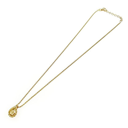 Christian Dior GP CD Logo Twist Necklace Women's Gold 403996 Necklace