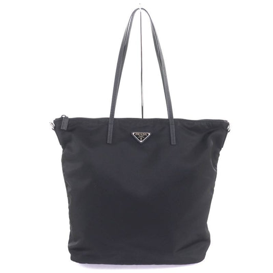 Prada 1 Bg189 2-way Nylon Shoulder Tote Bag With Leather Triangle Logo