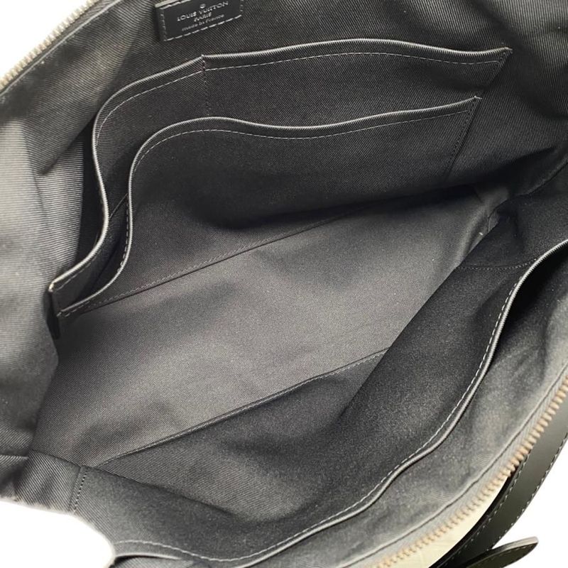 Louis Vuitton Tote Shoulder Bag Briefcase Explorer M40566 Monogram Eclipse