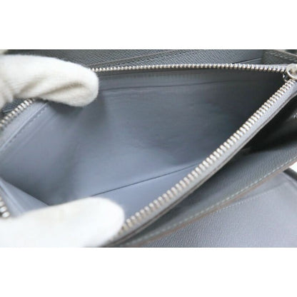 Louis Vuitton Zippy Organizer Wallet Taiga Glacier Gracia — view 6