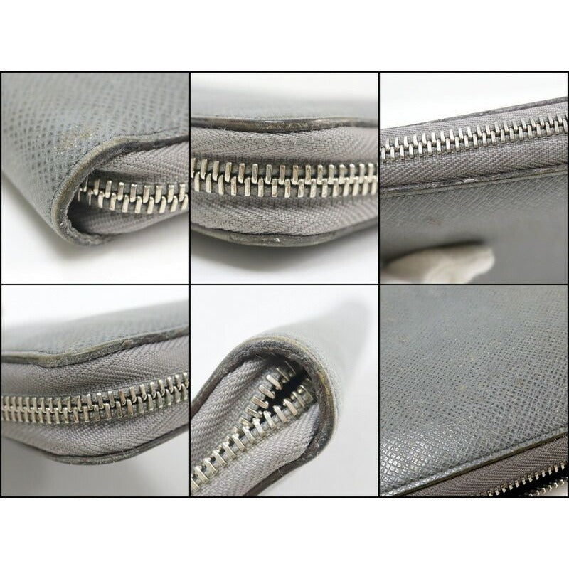 Louis Vuitton Zippy Organizer Wallet Taiga Glacier Gracia — view 7