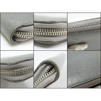 Louis Vuitton Zippy Organizer Wallet Taiga Glacier Gracia — view 7