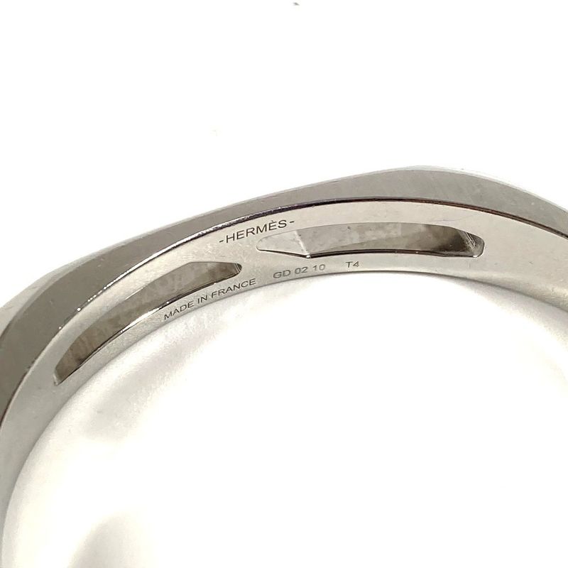 Hermes Bangle Delta Cuff Bangle SS Silver