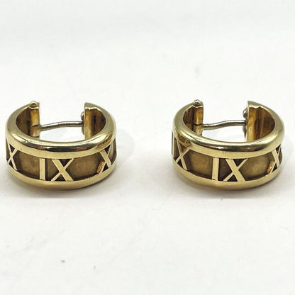 Tiffany & Co Tiffany & Co Atlas Hoop 750 Engraved 18k Gold Earrings Total