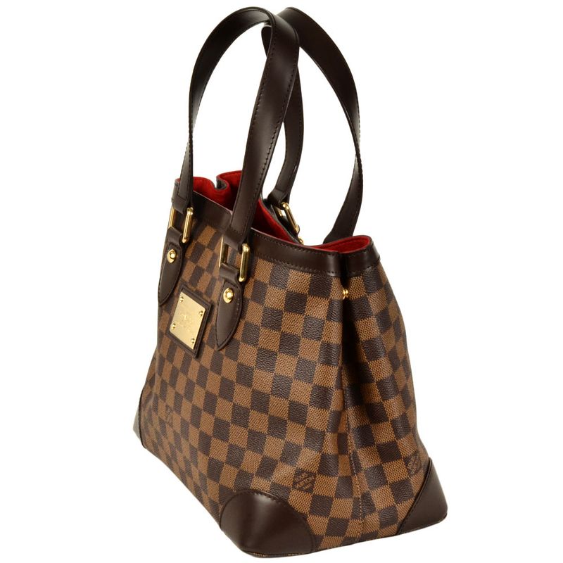 Louis Vuitton Hampstead PM Handbag Damier Ebène N51205 Tote Bag