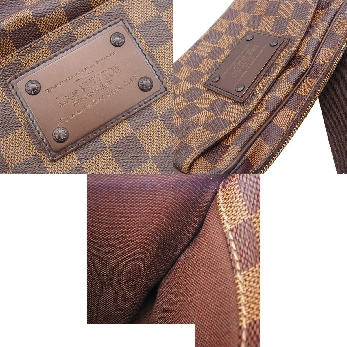 Louis Vuitton Bum Bag Brooklyn Ebene Damier Canvas — view 7
