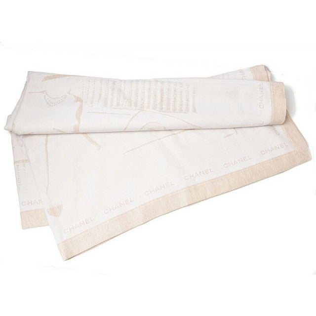 Chanel Blanket Lap Interior Reversible Mademoiselle CC