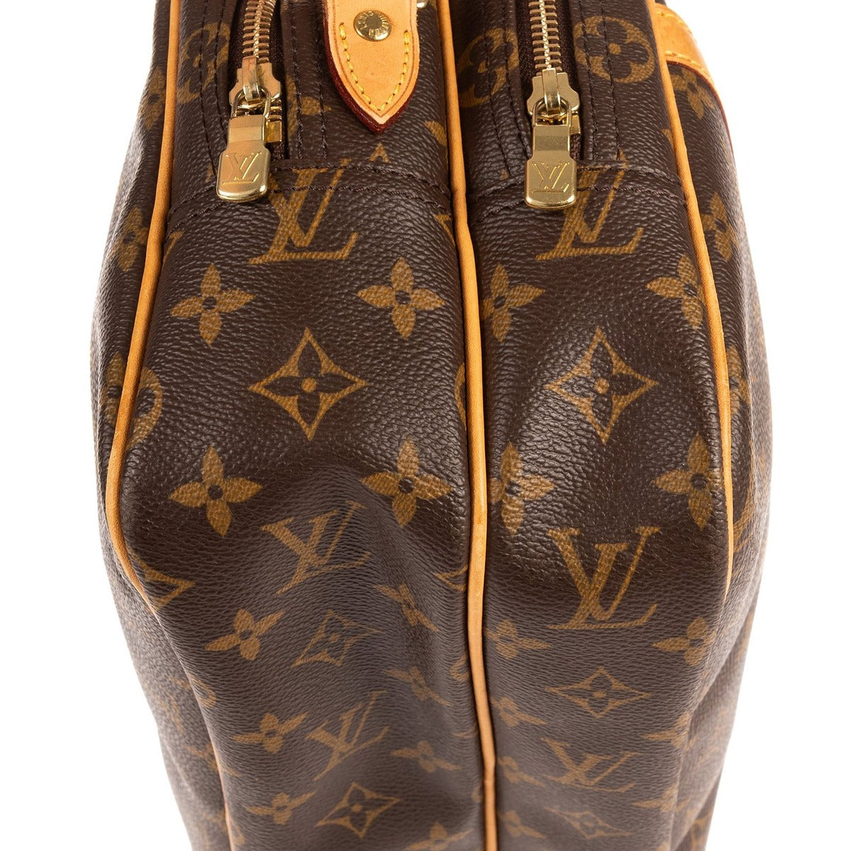 Louis Vuitton Reporter Brown Monogram Canvas Shoulder Bag — view 7