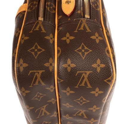 Louis Vuitton Reporter Brown Monogram Canvas Shoulder Bag — view 8