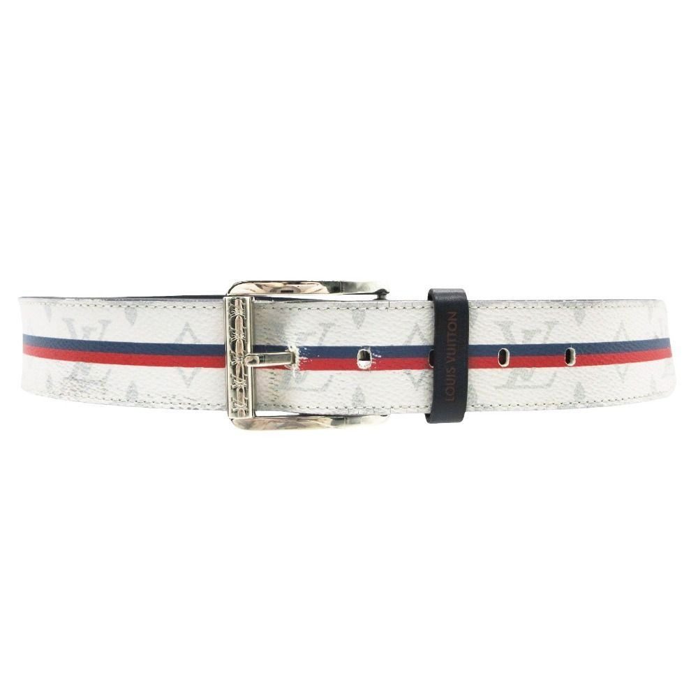 Louis Vuitton Belt Ceintur Monogram White