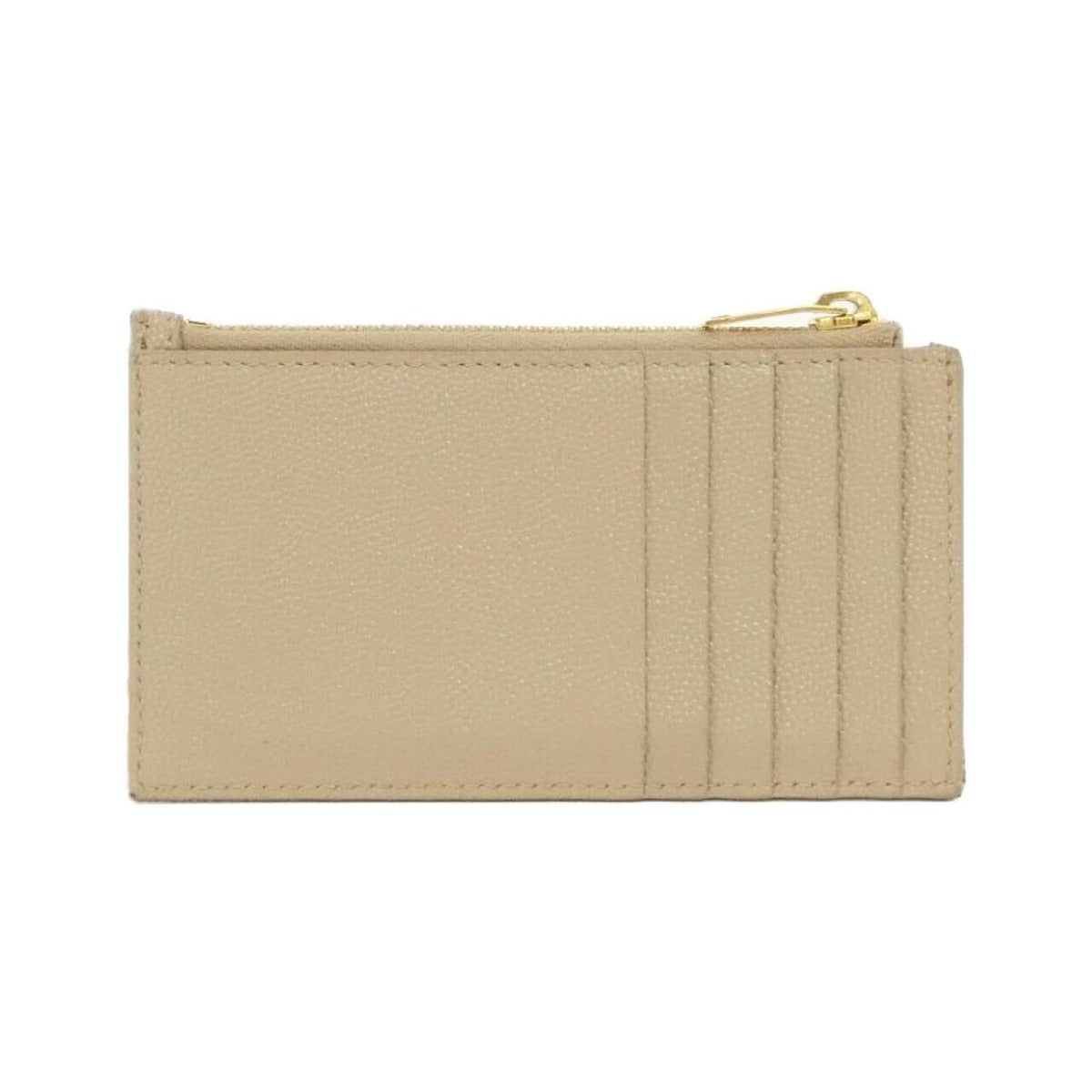 Saint Laurent Coin Case Beige Dark — view 2