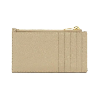 Saint Laurent Coin Case Beige Dark — view 2