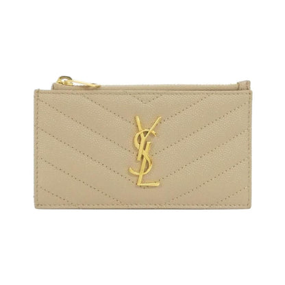 Saint Laurent Coin Case Beige Dark