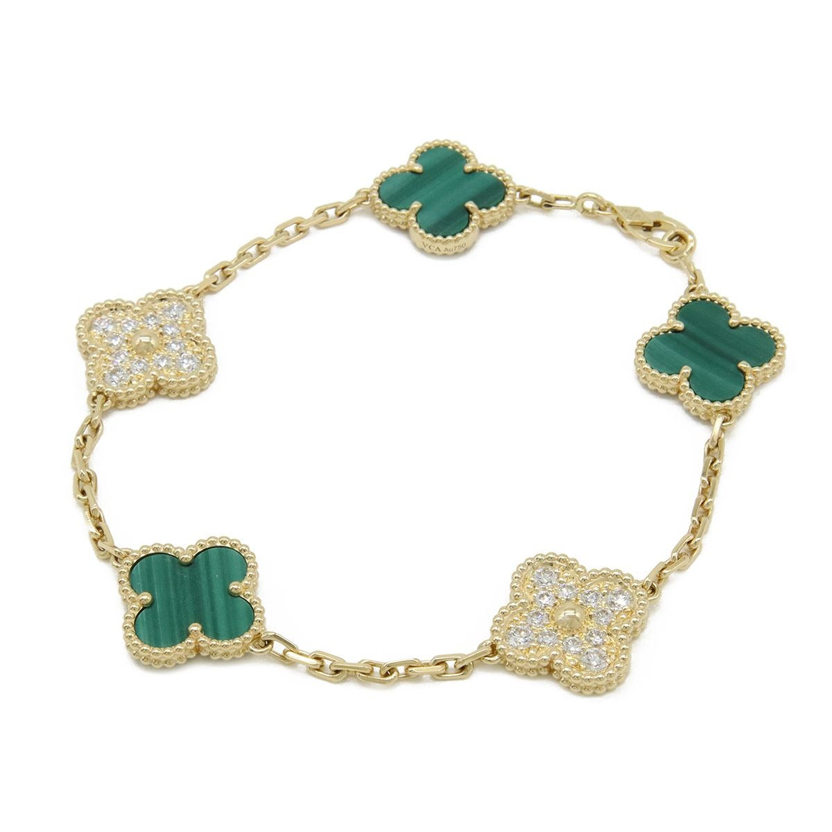 Van Cleef & Arpels Vintage Alhambra Bracelet 5 Motifs 18K
