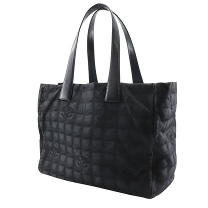 Chanel Tote MM New Travel Line A15991 Nylon Canvas Black Ladies Tote Bag