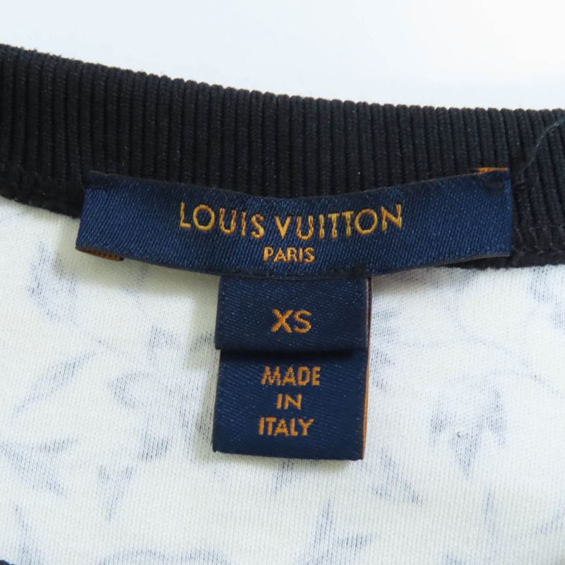 Louis Vuitton 2021 100% Cotton Floral Silk Sleeve Cut And Sewn Yellow XS (size