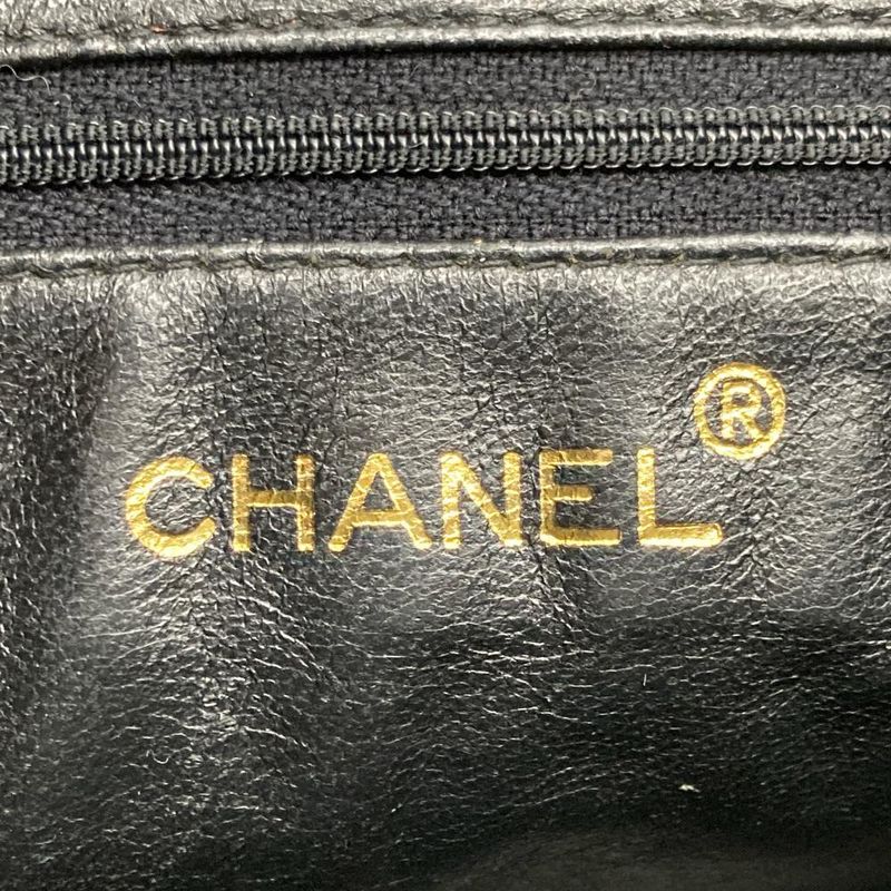 Chanel Coco Mark Matelasse Chain Shoulder Bag Caviar Skin Black 7 Digits 3s