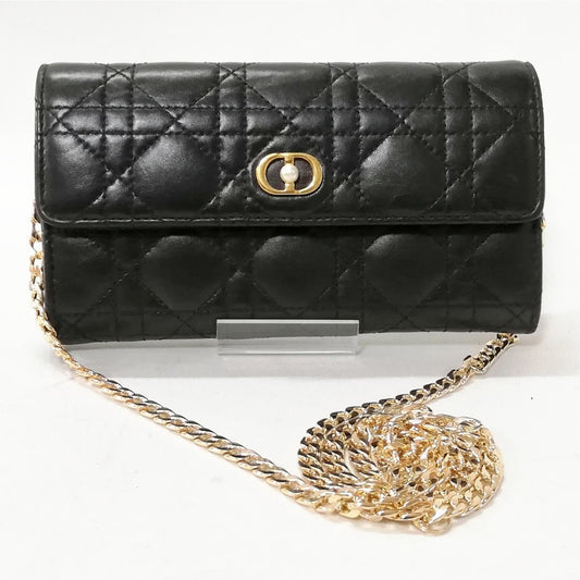 Dior Wallet Black Gold
