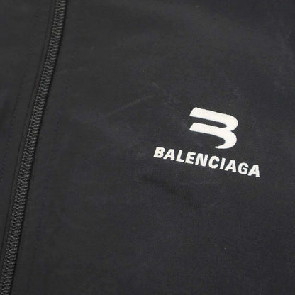 Balenciaga 22ss Sporty B Tracksuit Jacket Track Jacket 698875 Tk048 Black White