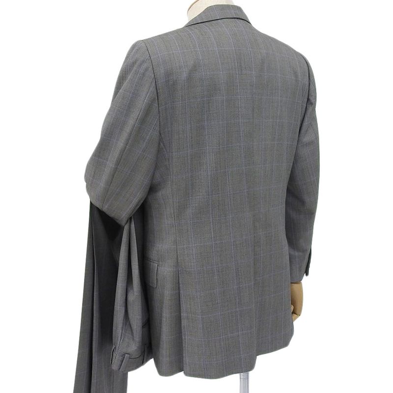 Hermes Current Tag Silk Wool Super120s Dress Tailored Suit 2 Piece Jacket