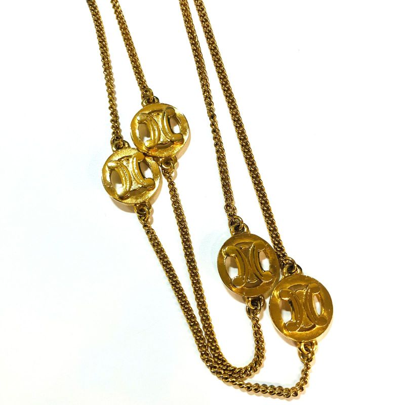 Celine Macadam Coin Necklace Made In Italy : X2014