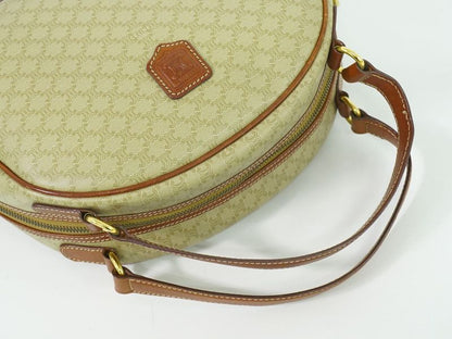 Authentic Celine Macadam Handbag PVC Beige Macadam Bag Pre-owned [follow-up