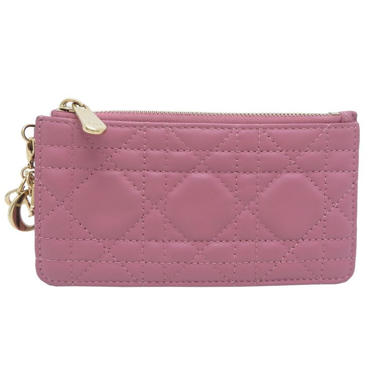 Dior Coin Case Coin Purse Pink