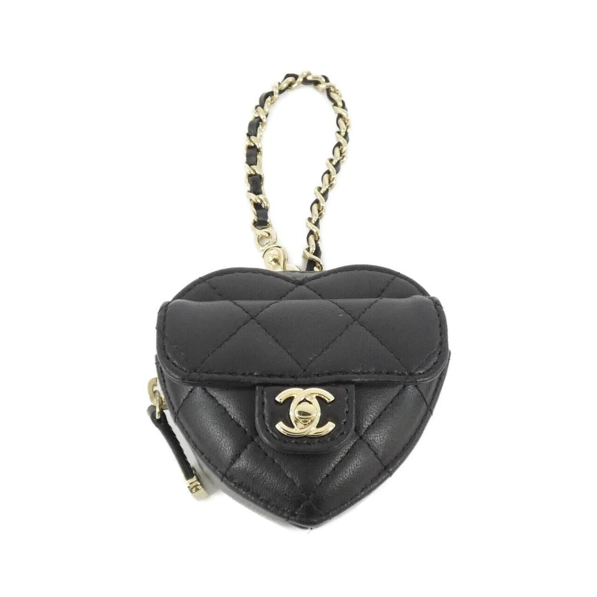 Chanel Bag Charm Handbag Gold