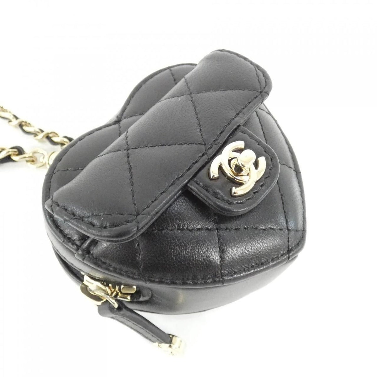 Chanel Bag Charm Handbag Gold — view 2