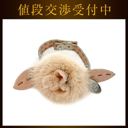 Fendi Bracelet Ec22714 Pink Selleria Excellent Condition Leather