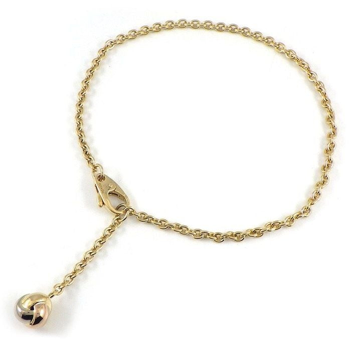 Cartier Bracelet Baby Trinity Pumpille Ball Swing Drop Three Color 18K Pink