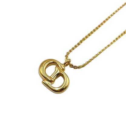 Dior CD Logo Gold Plated Necklace