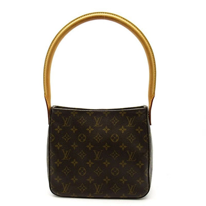 Louis Vuitton Looping MM Monogram Shoulder Bag Brown