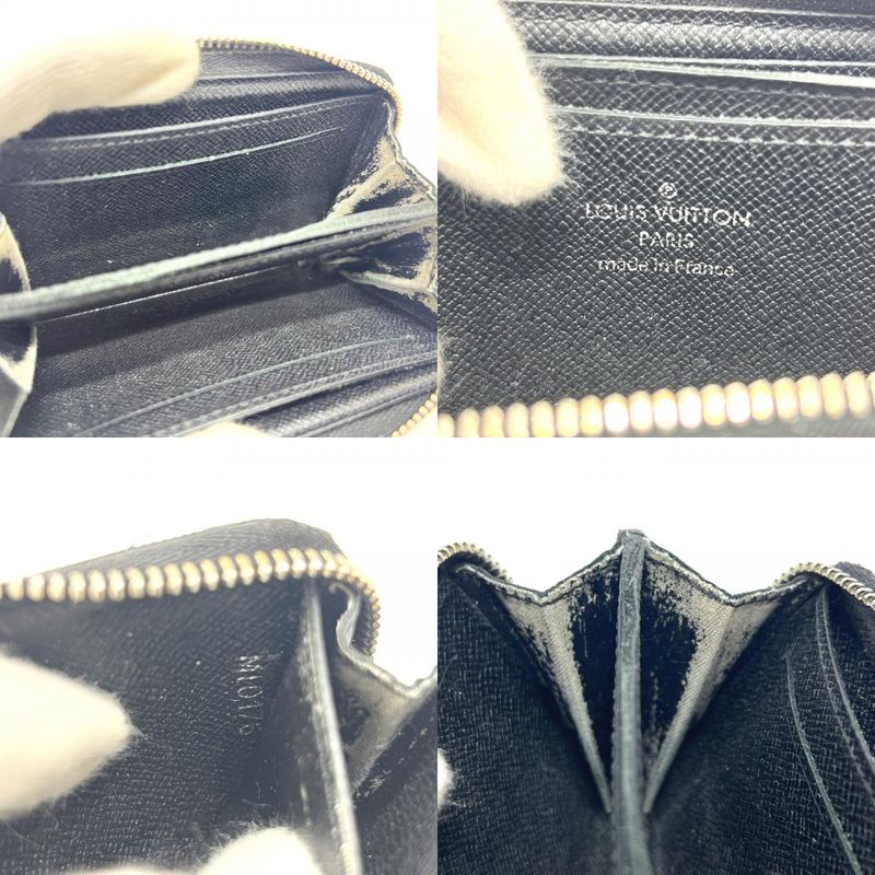 Louis Vuitton Coin Case Graphite Zippy Coin Purse N63076 Damier Graphite Canvas