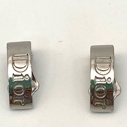 Dior Earrings Silver Logo Formal — view 4