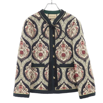 Gucci Colorless Quilted Jacket Zanjv Mix 38