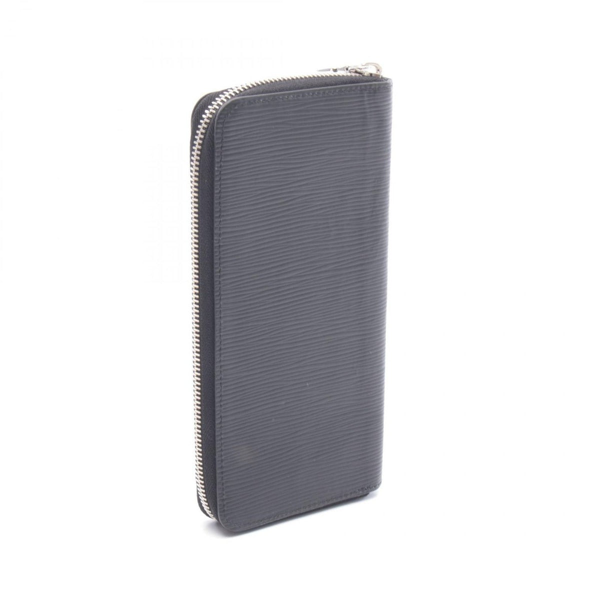 Louis Vuitton Round Wallet Zippy Vertical Noir Black Leather — view 2
